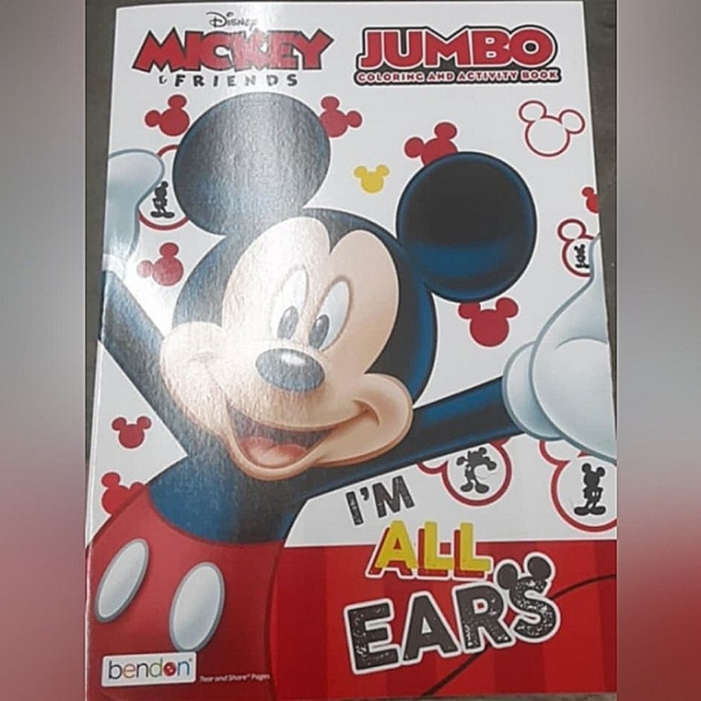 New Disney Mickey & Friends Coloring And Activity Book